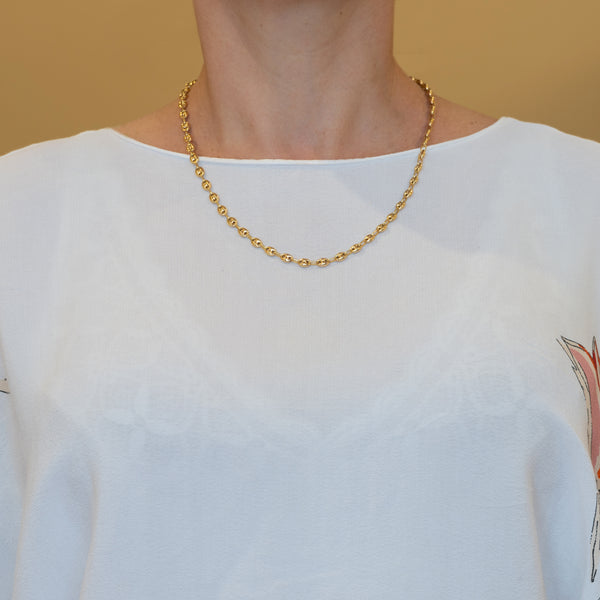 Cadena calabrote oro 18k 750 50cm
