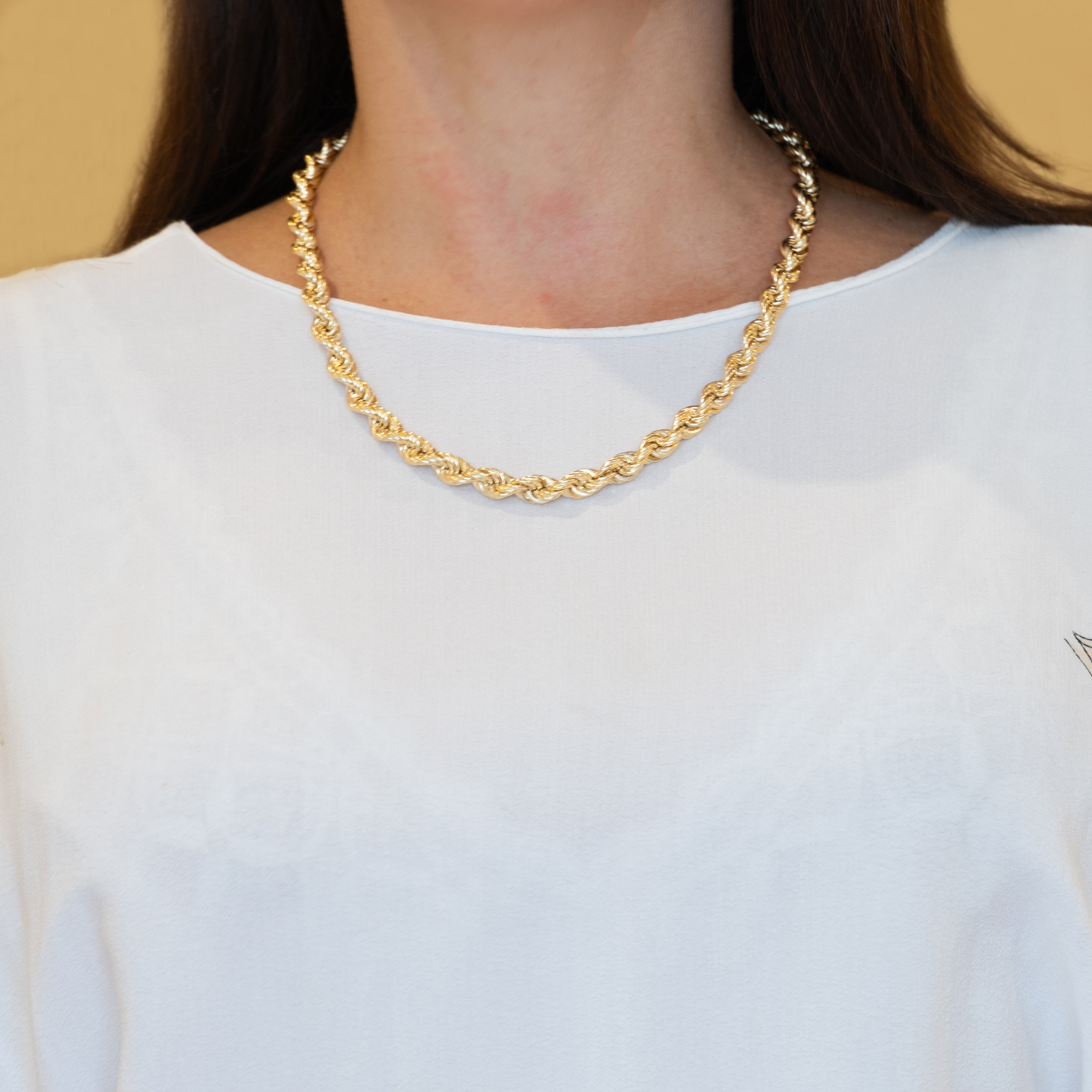 Cadena cordón oro 18k 750 50cm