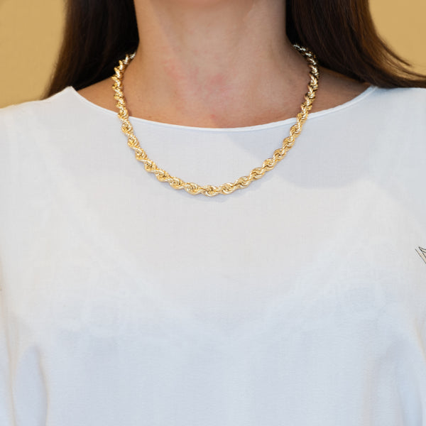 Cadena cordón oro 18k 750 50cm