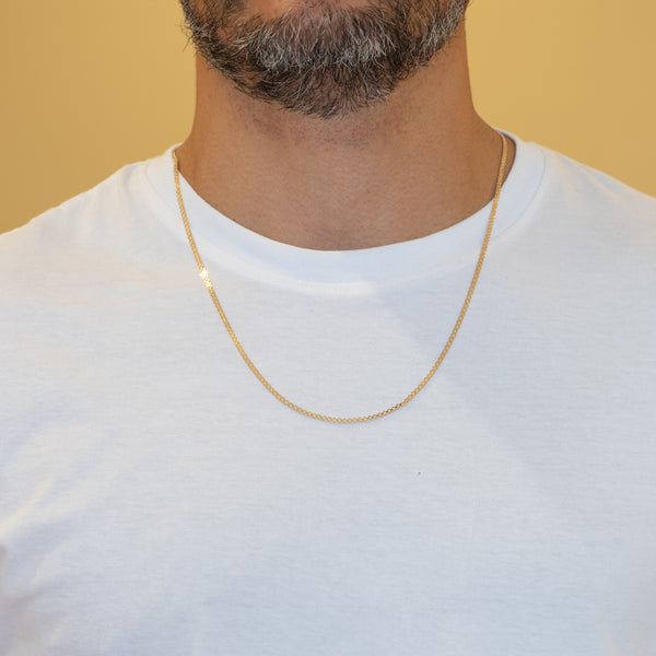 Cadena bismark oro 18k 750 60cm