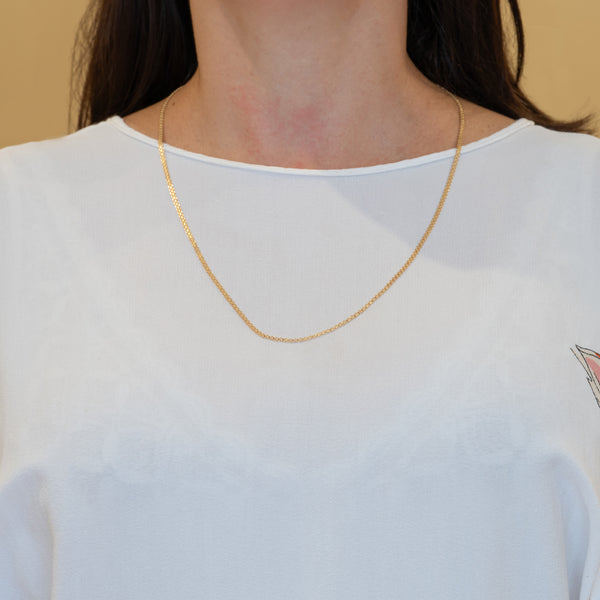 Cadena bismark oro 18k 750 60cm