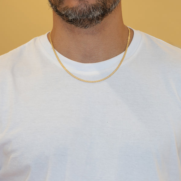 Cadena bismark oro 18k 750 50cm