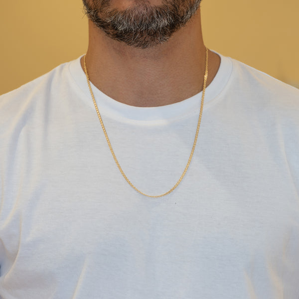 Cadena bismark oro 18k 750 60cm