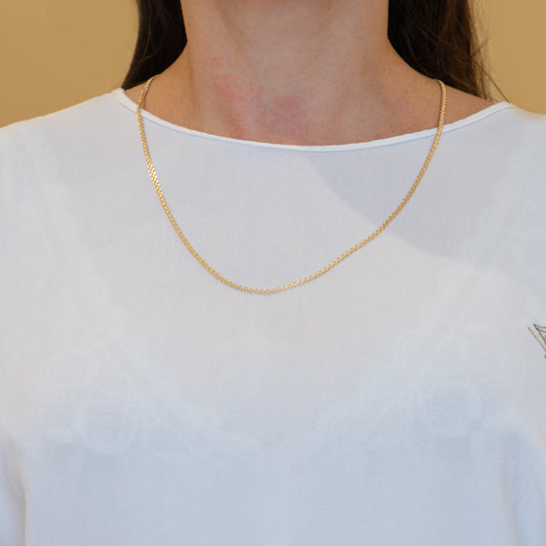 Cadena bismark oro 18k 750 60cm