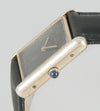 Cartier Tank Must de Silver 925 Plaque or G 20M Black dial
