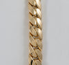 Cadena barbada cubana oro 18k 750 65cm
