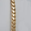 Cadena barbada cubana oro 18k 750 65cm