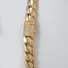 Cadena barbada cubana oro 18k 750 65cm