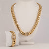 Cadena barbada cubana oro 18k 750 65cm