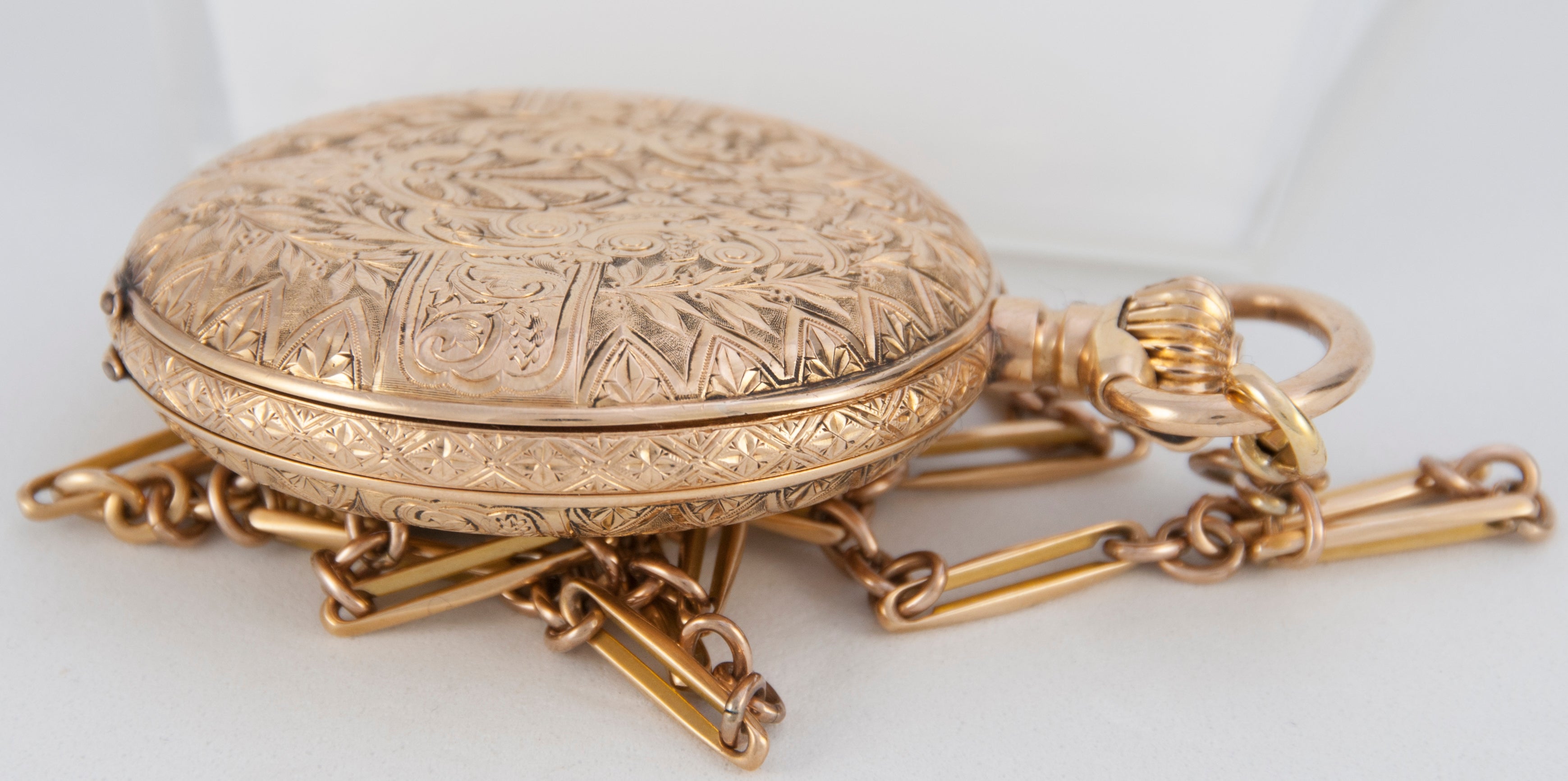 C.J & A.Perrenoud & Cie Pocket Watch Yellow Gold 18k - Circa 1885 - WATCH CHAIN NOT INCLUDED