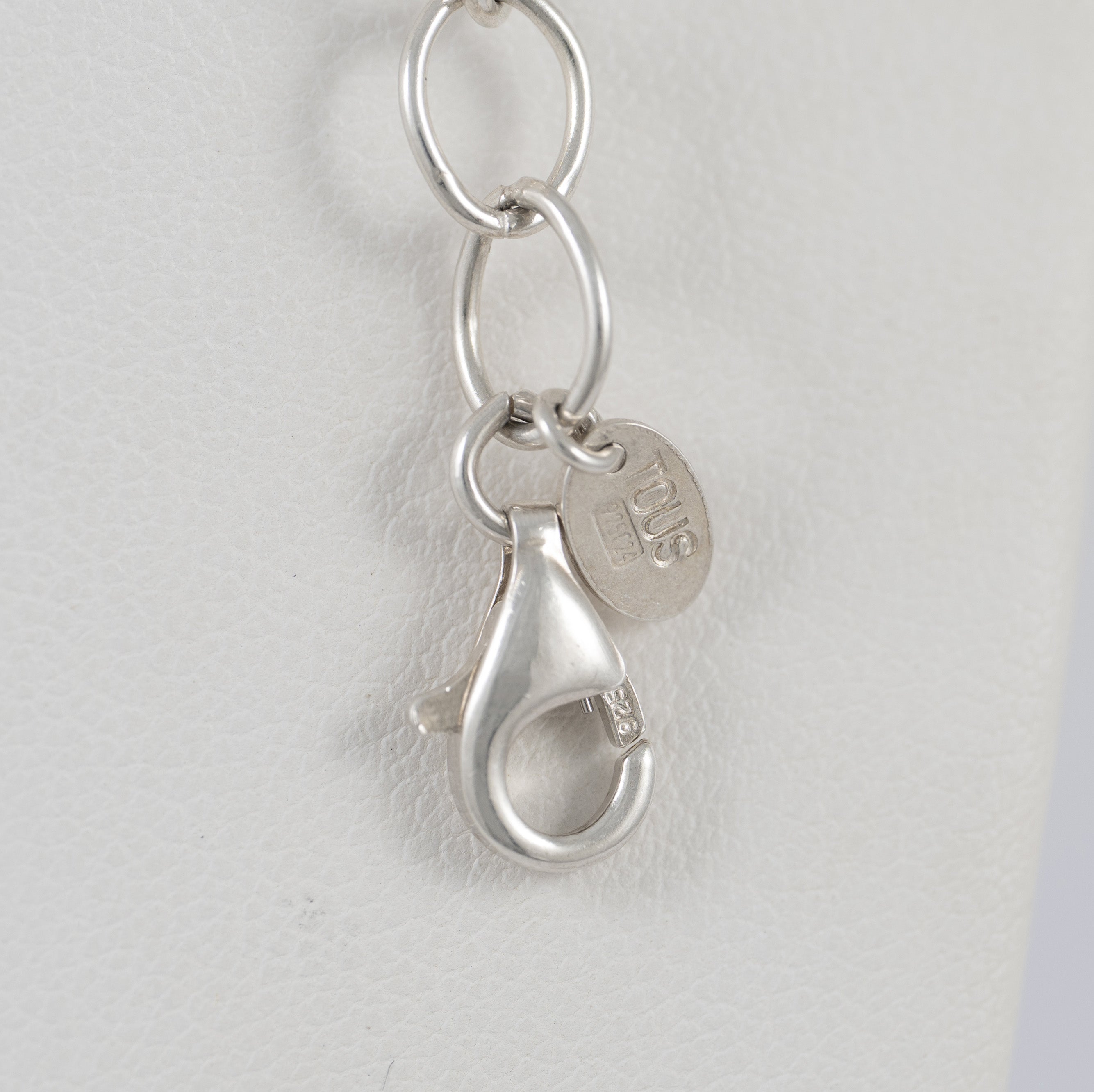 Collar largo Tous en plata 925 y perlas cultivadas Rosa d'Abril