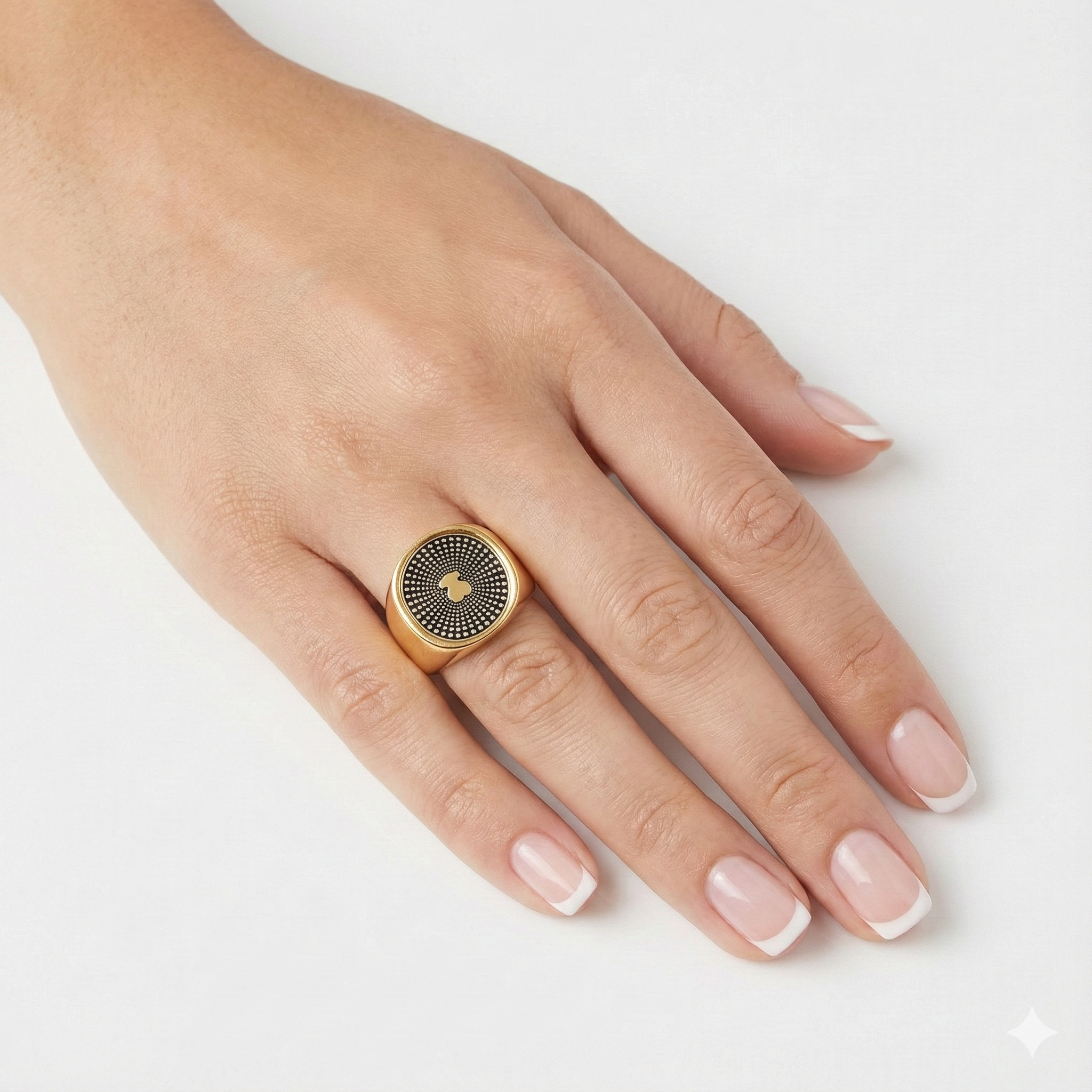 Anillo Tous en plata Vermeil bicolor Oursin