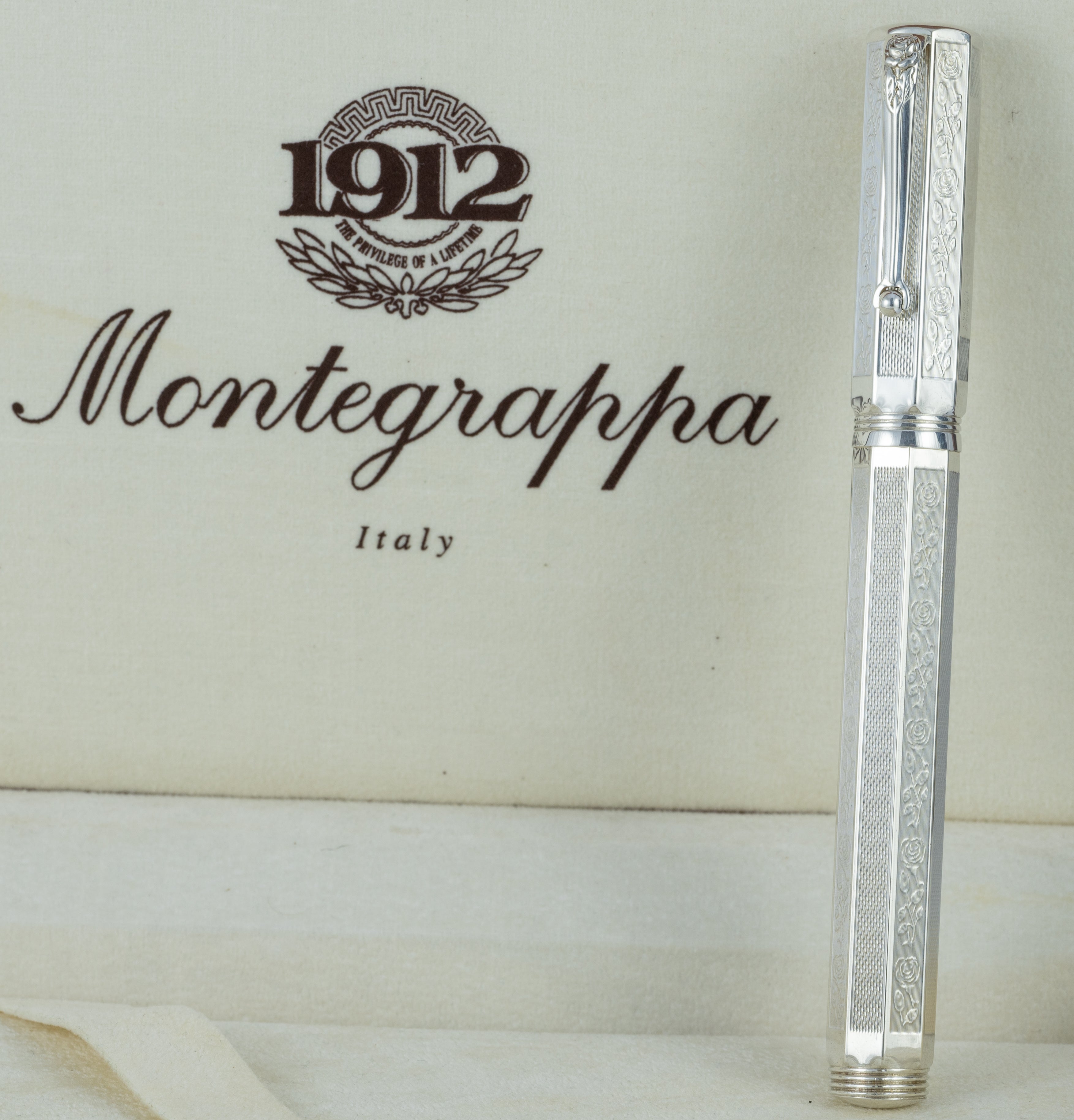 Montegrappa Reminiscence Silver 925 Nib 18k Gold