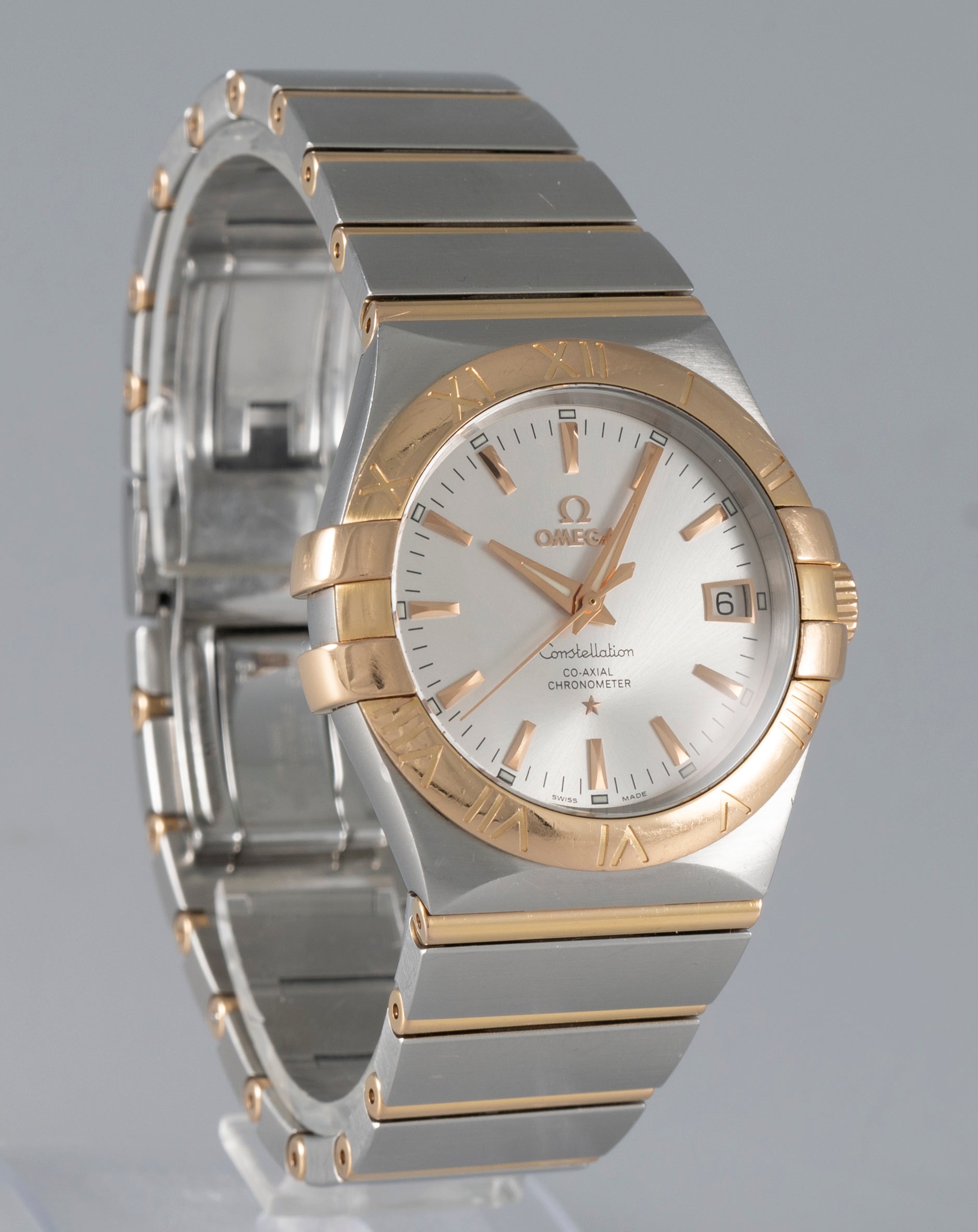 Omega Constellation Co-Axial Steel and Gold Ref: 123.20.35.20.02.001