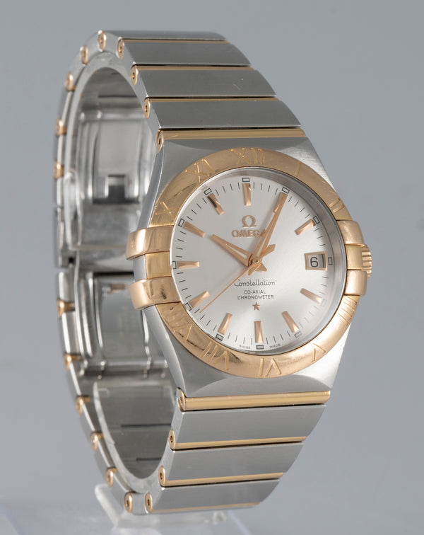Omega Constellation Co-Axial Steel and Gold Ref: 123.20.35.20.02.001