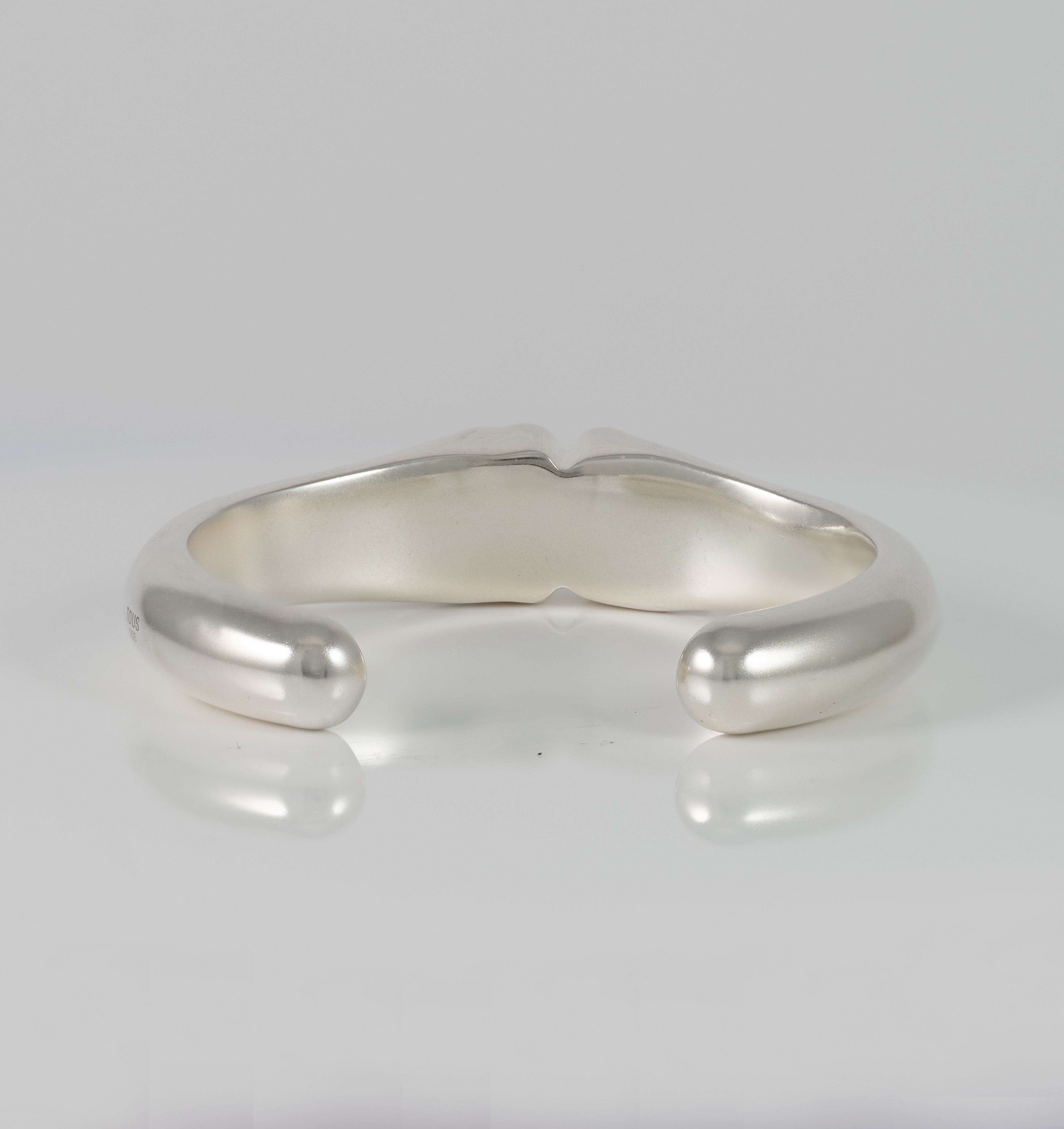 Pulsera esclava Tous en plata 925 con oso en ónix Icon