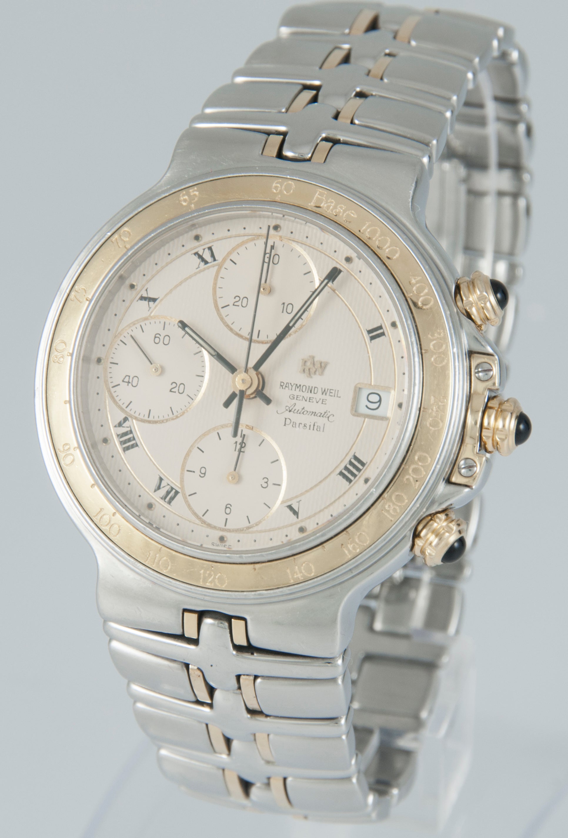 Raymond Weil Parsifal Automatic Chronograph Steel and Yellow Gold Ref: 7790