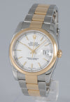Rolex Datejust 36 Steel and Yellow Gold Ref: 116203 "Full set"