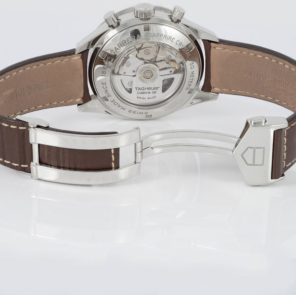 Tag Heuer Carrera Chronograph Brown Dial Ref: CV2013-2