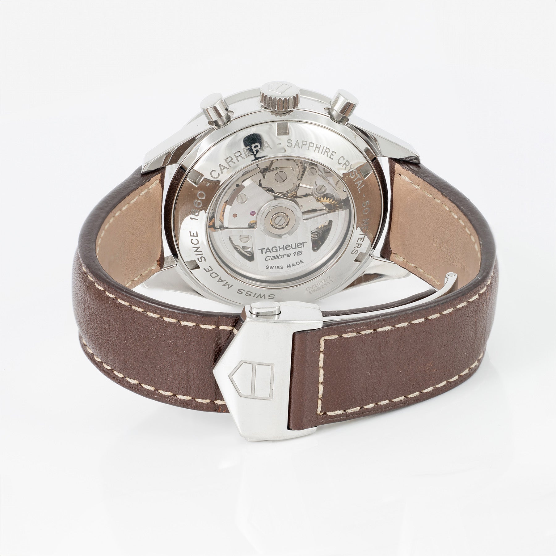 Tag Heuer Carrera Chronograph Brown Dial Ref: CV2013-2