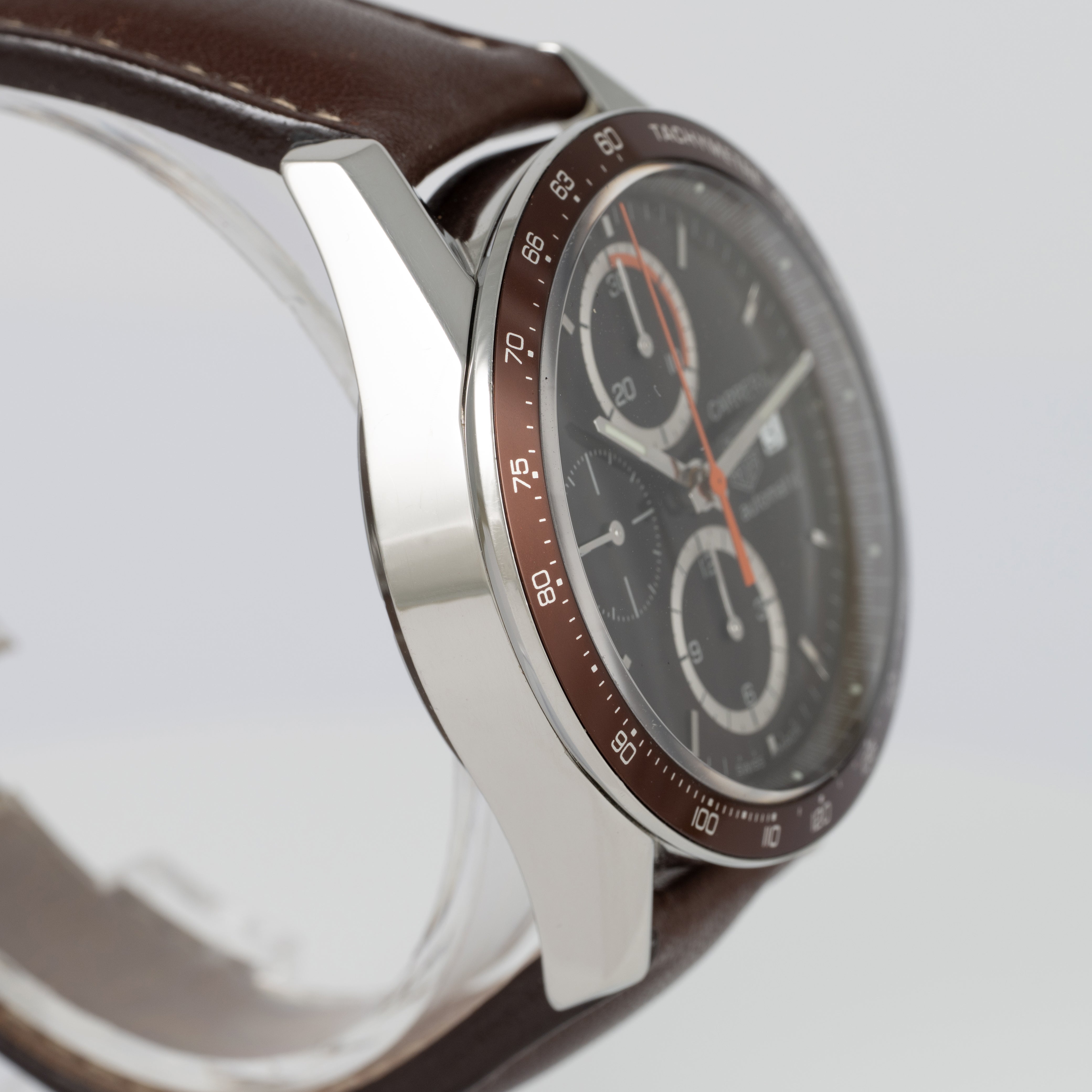 Tag Heuer Carrera Chronograph Brown Dial Ref: CV2013-2