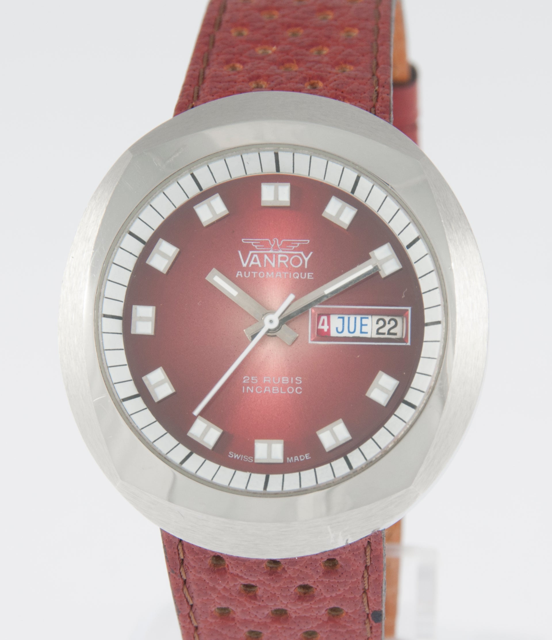 Vanroy Vintage Automatique Day Date Steel - Main Image