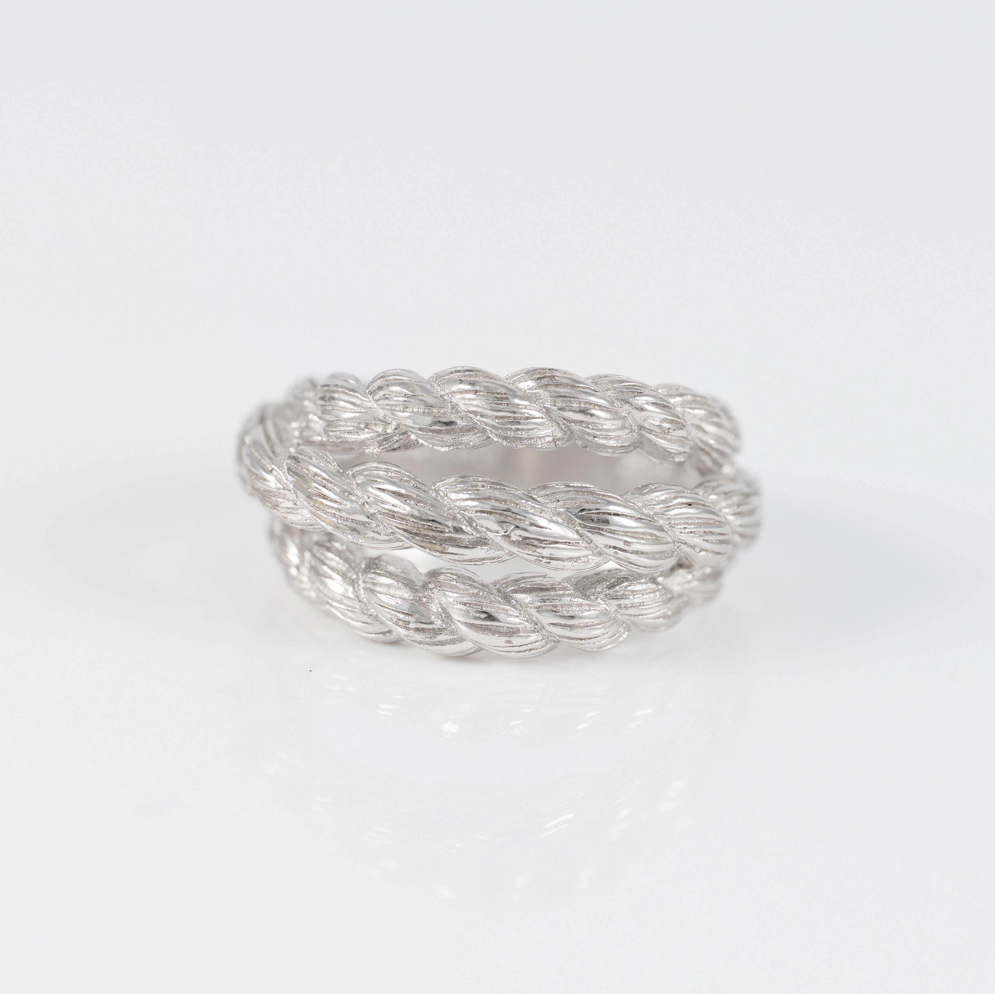 Anillo Aristocrazy de plata 925 triple con relieve