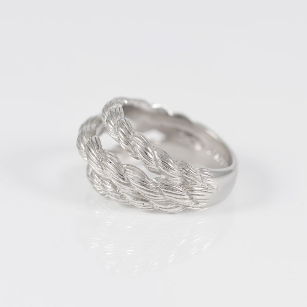 Anillo Aristocrazy de plata 925 triple con relieve