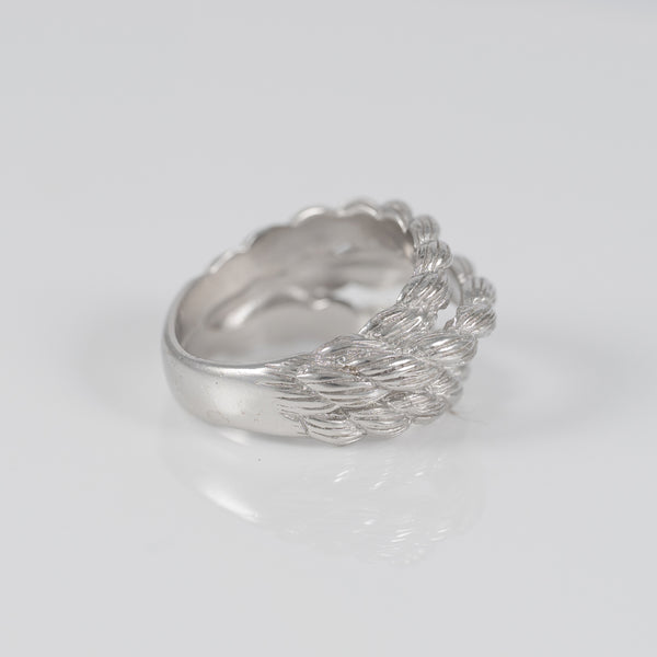 Anillo Aristocrazy de plata 925 triple con relieve