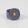 Anillo Tous Sello de plata en color malva Oursin
