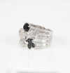 Anillo Tous en plata 925 con gemas Join