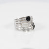 Anillo Tous en plata 925 con gemas Join