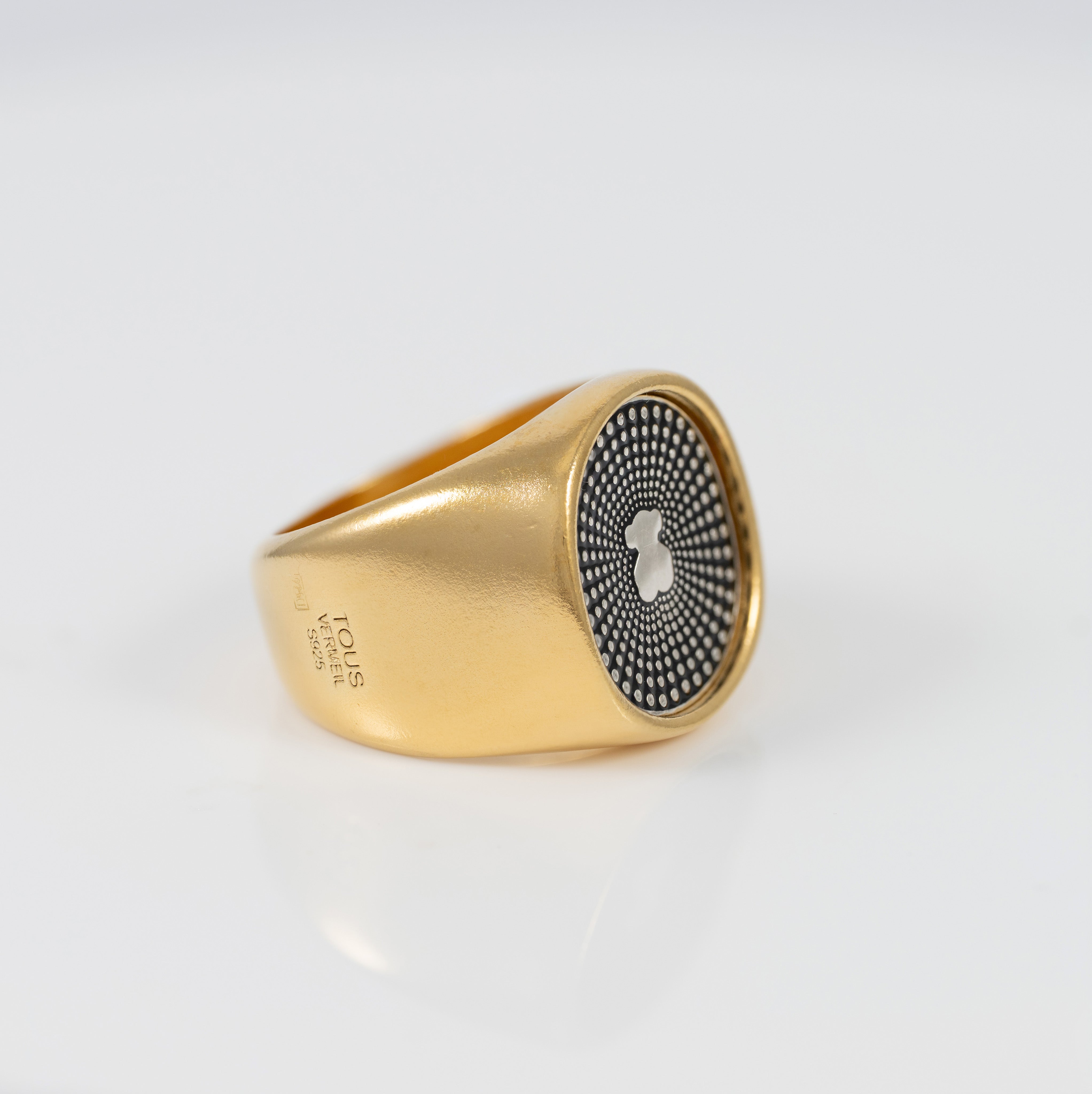 Anillo Tous en plata Vermeil bicolor Oursin