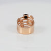Anillo Tous en plata vermeil rosa con gemas Join