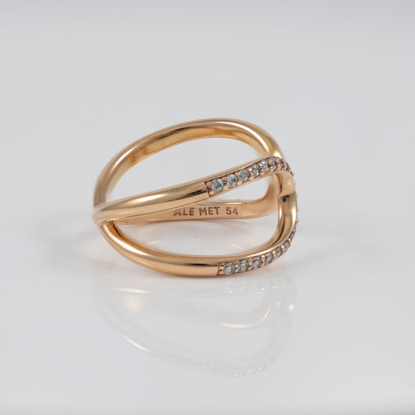 Anillo Abierto  Pandora de plata Vermeil Infinito