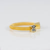 Anillo Abierto Tous  en Plata Vermeil y Diamantes Nocturne