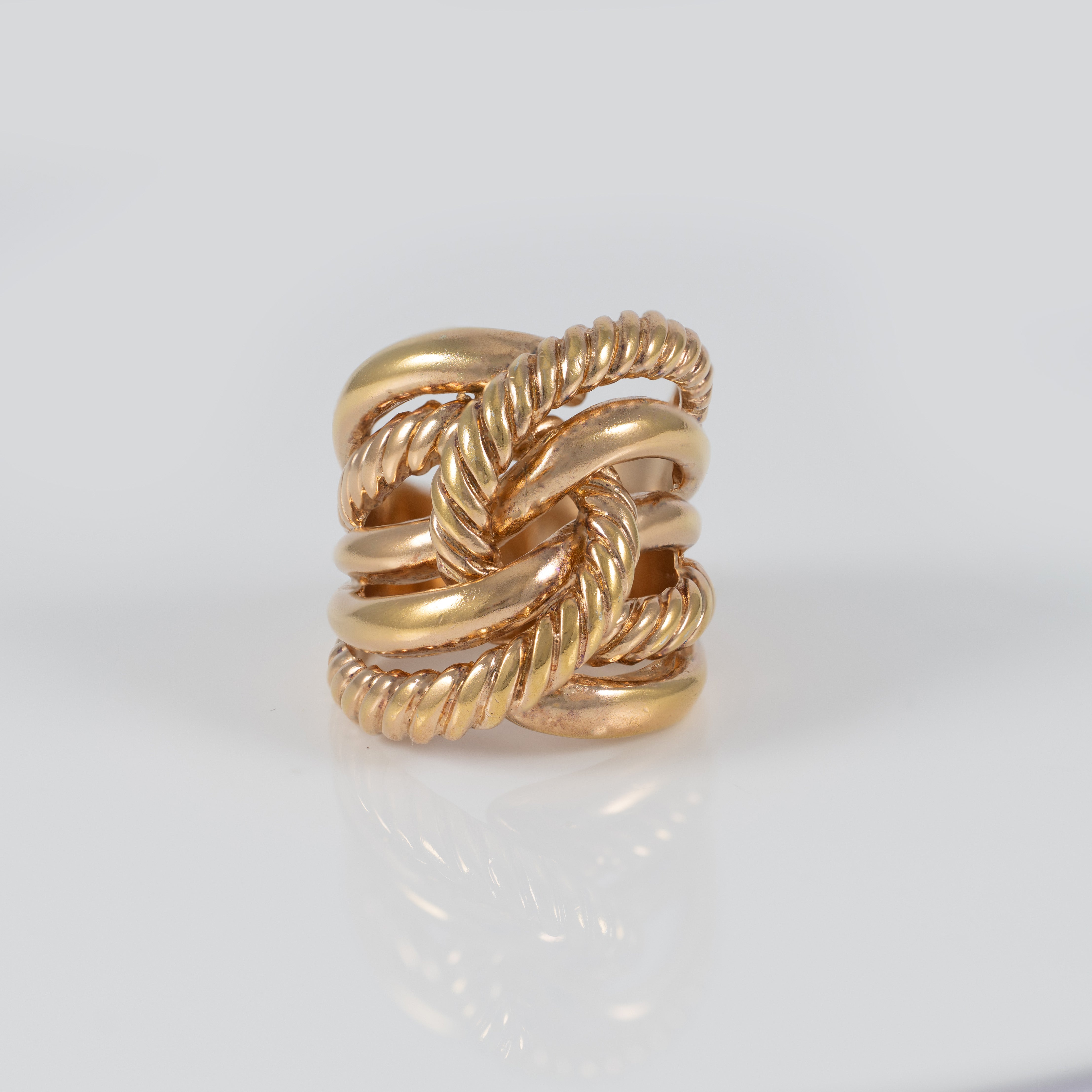 Anillo  Aristocrazy Mimbratta en plata vermeil