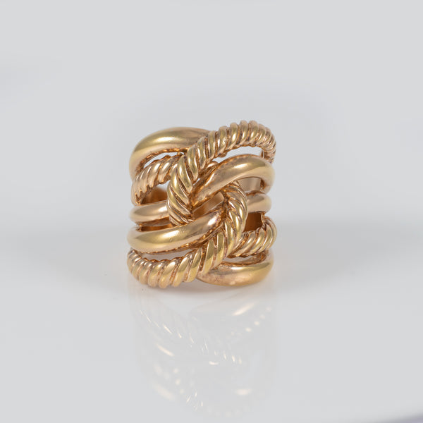 Anillo  Aristocrazy Mimbratta en plata vermeil