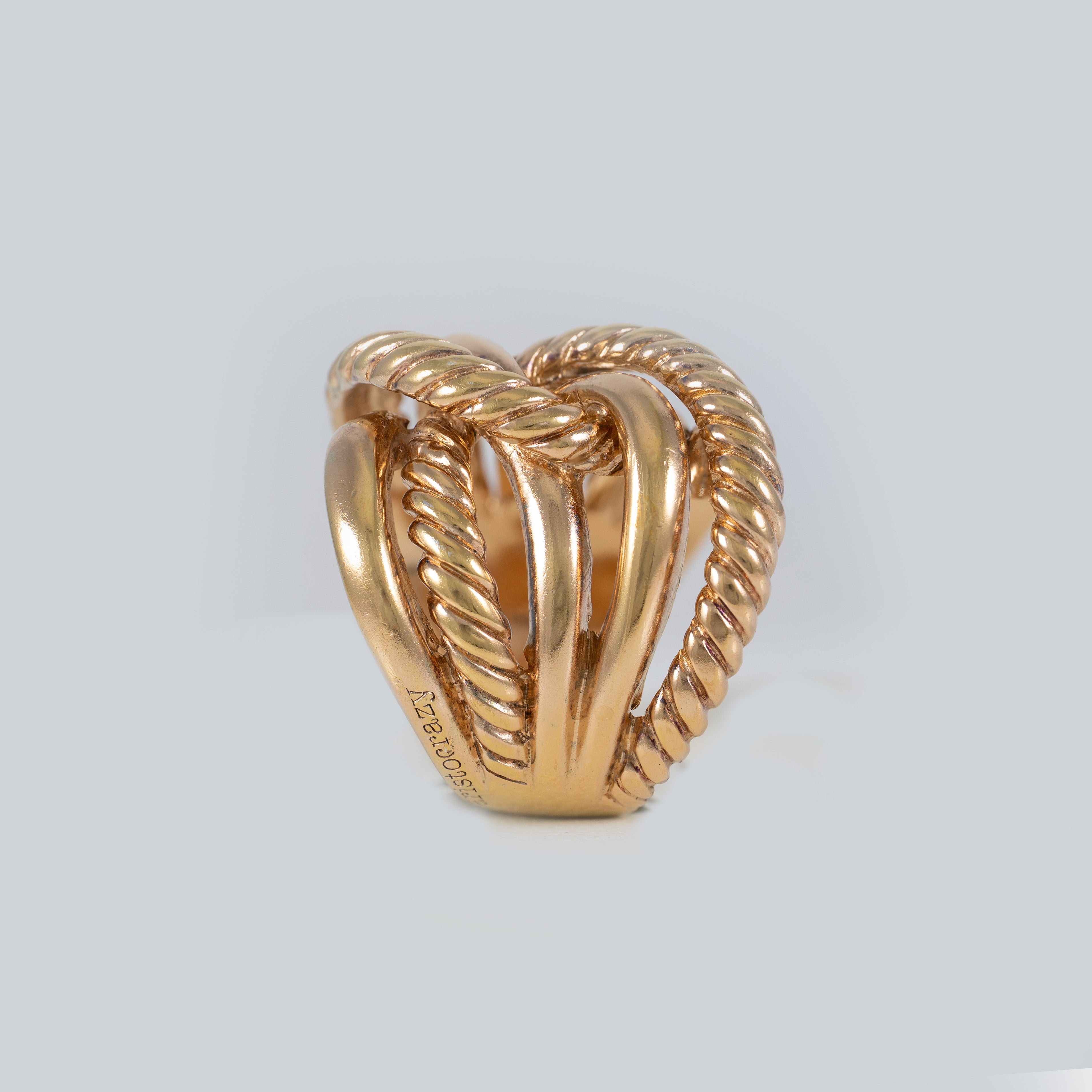 Anillo  Aristocrazy Mimbratta en plata vermeil