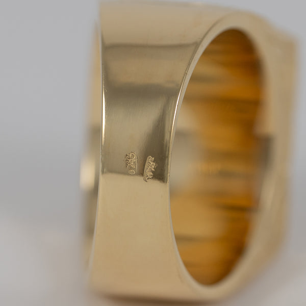 Anillo caballo de oro 18k 750