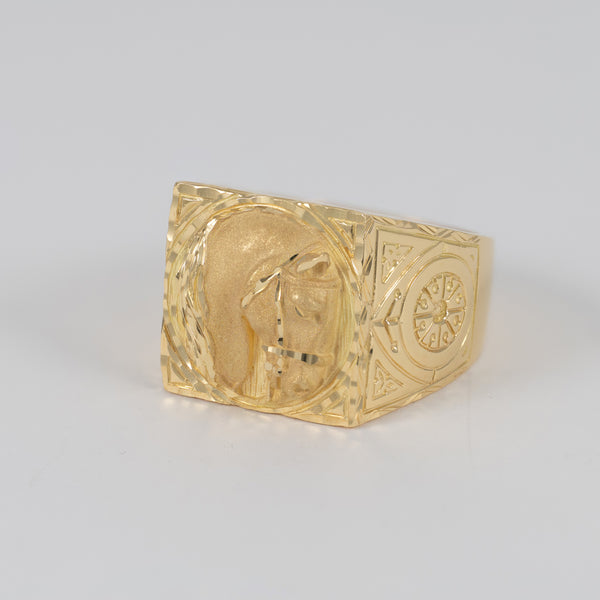 Anillo caballo de oro 18k 750