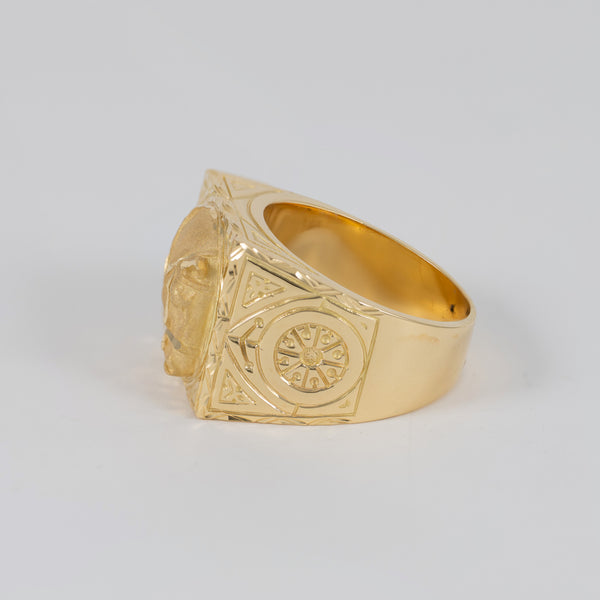 Anillo caballo de oro 18k 750