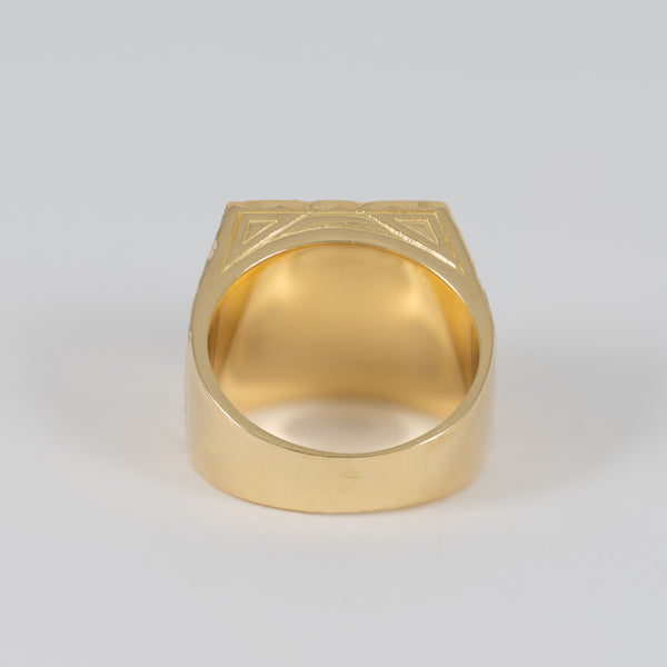 Anillo caballo de oro 18k 750