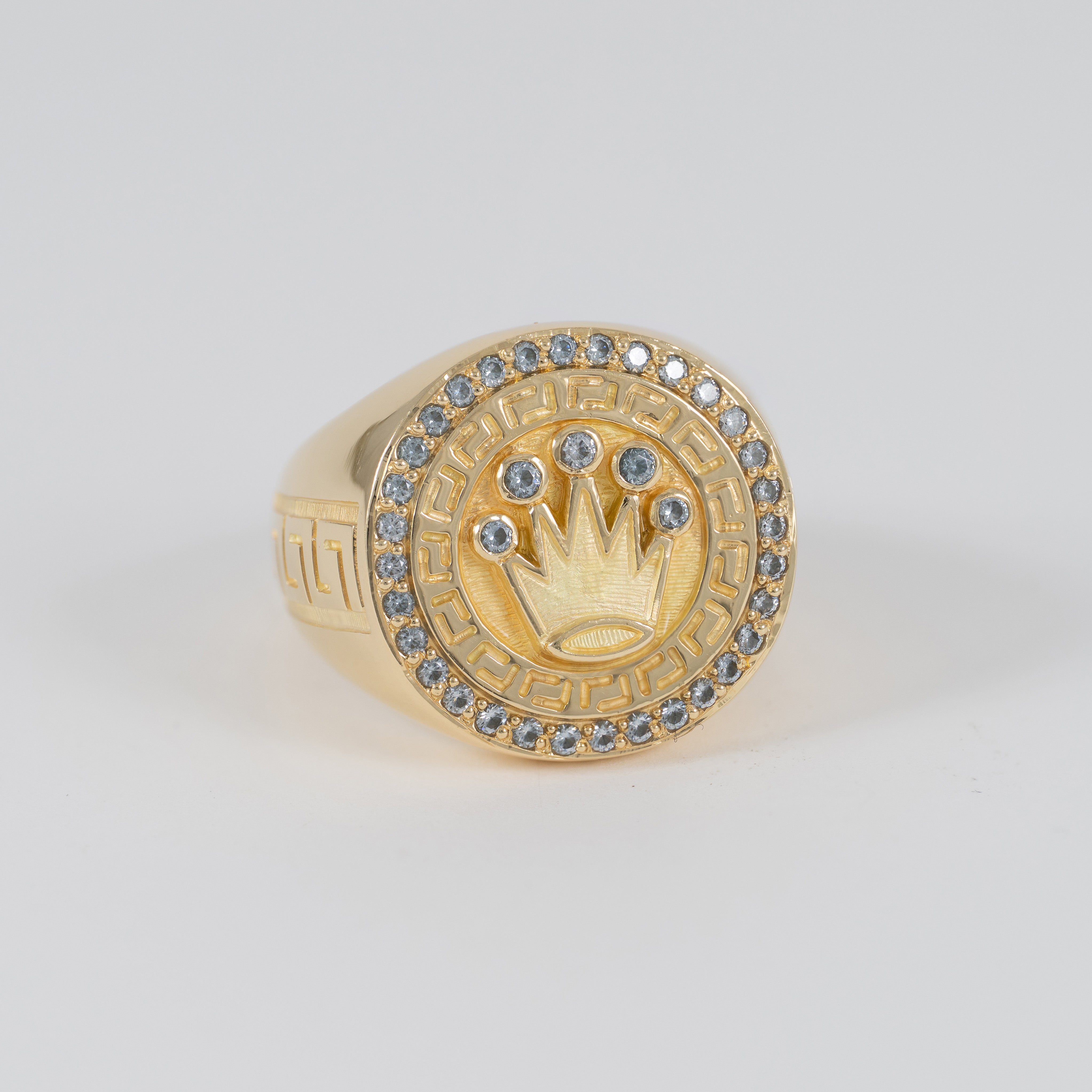 Anillo corona de oro 18k 750