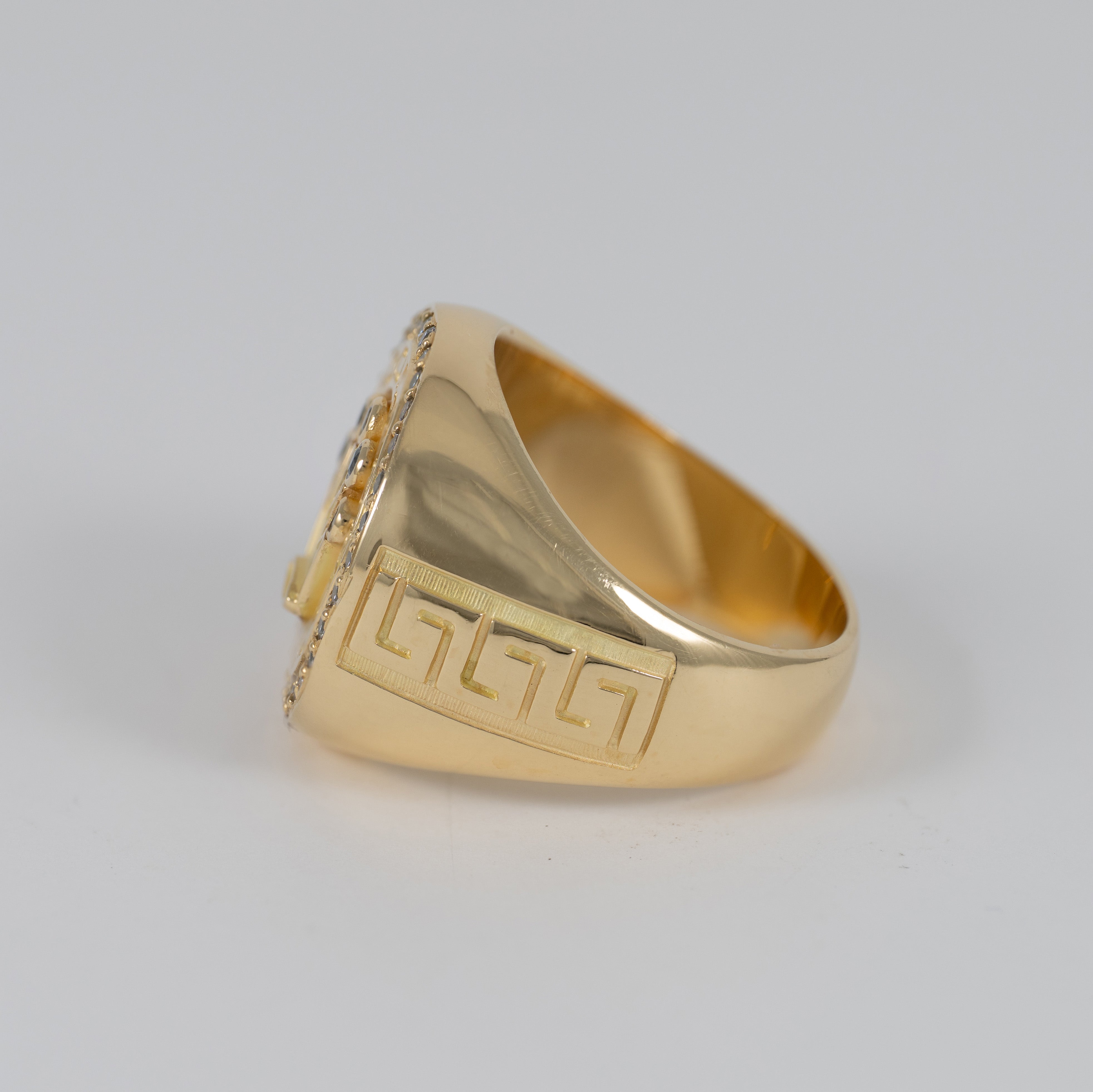 Anillo corona de oro 18k 750