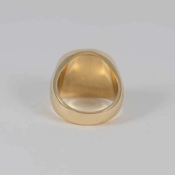Anillo corona de oro 18k 750