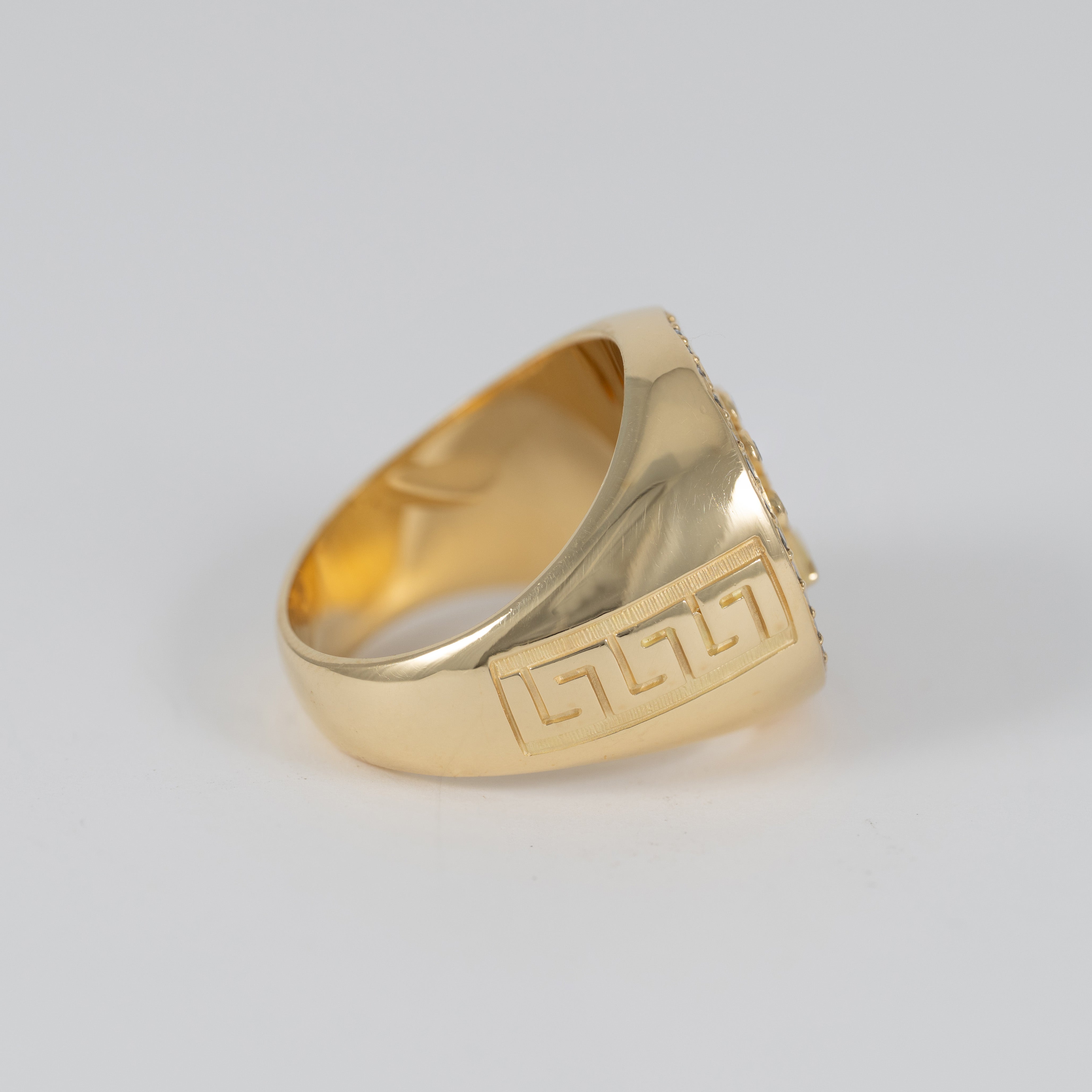 Anillo corona de oro 18k 750