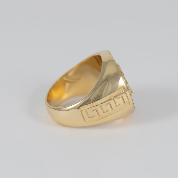 Anillo corona de oro 18k 750