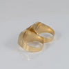 Anillo 2 dedos de oro 18k 750