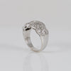 Anillo oro blanco 18k con brillantes